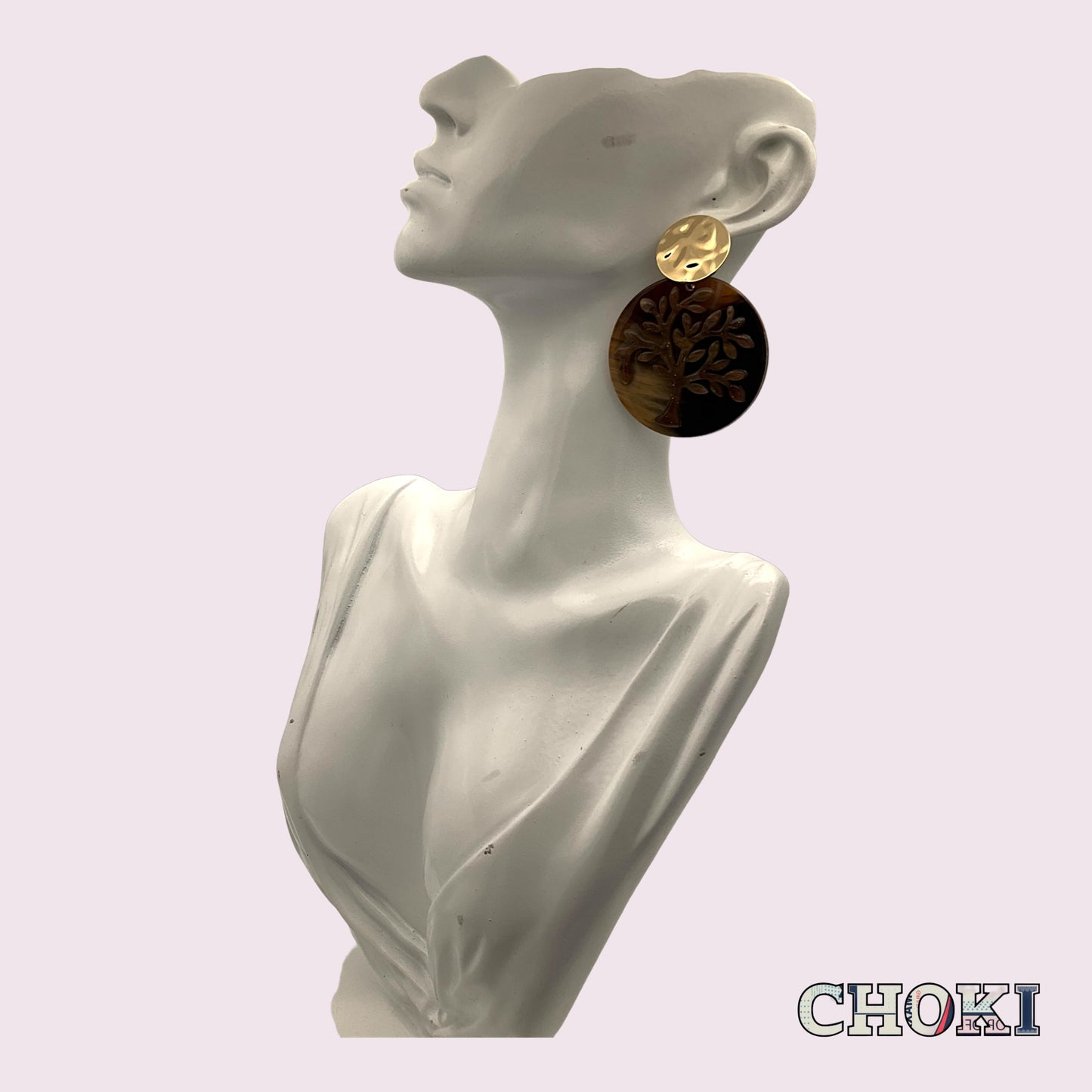 Tree Of Life Resin Earrings