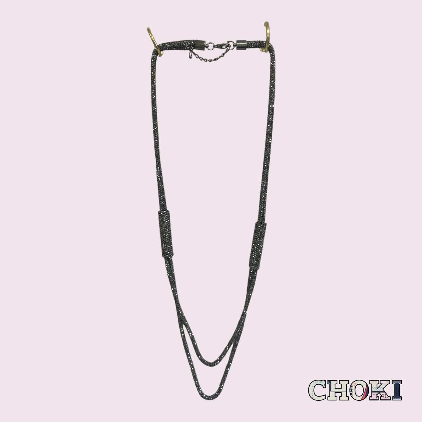 Layered Diamonte Sparkle Necklace