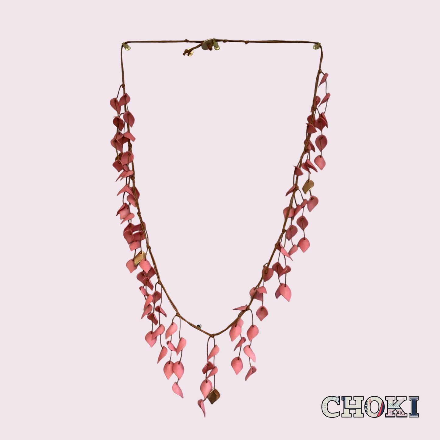 Small leaves necklace