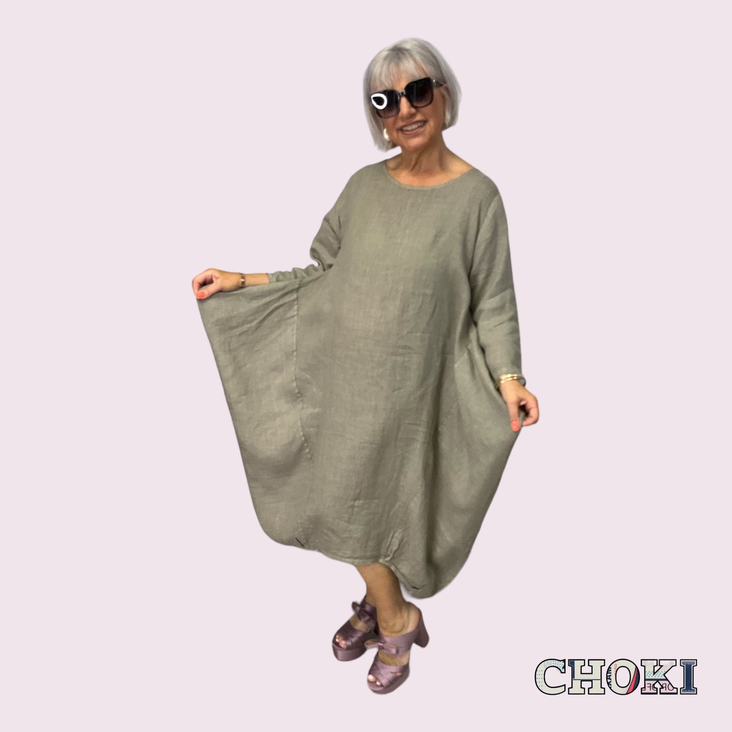 Tayce Linen Dress