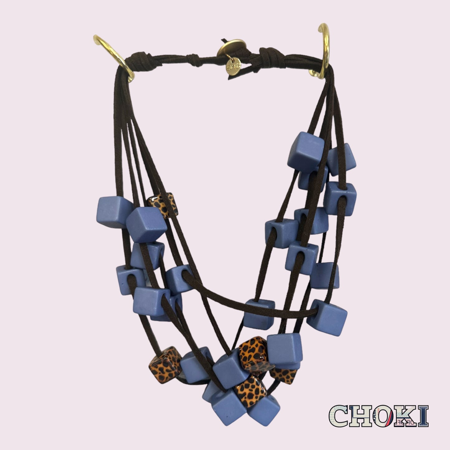 Cord Cube Necklace