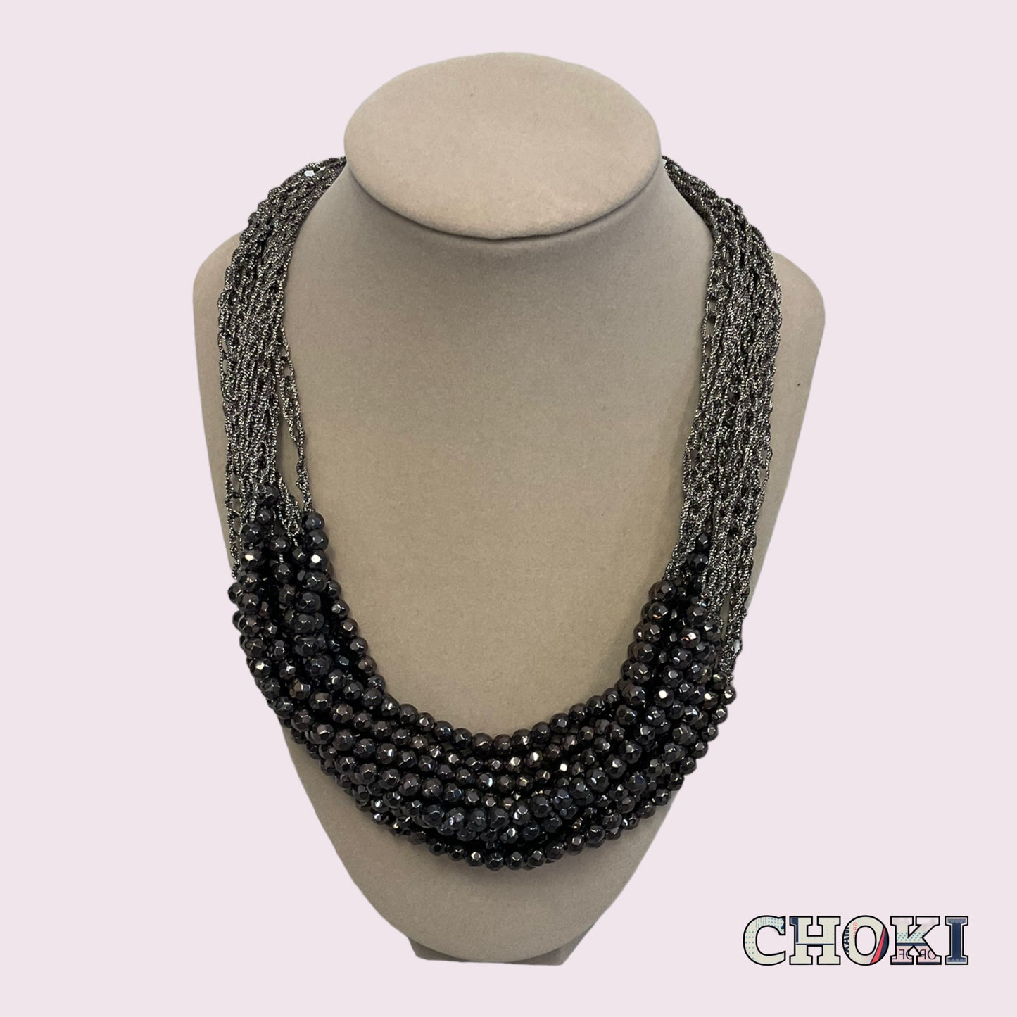 Diamante beads&chain